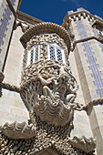 Newt, mythische Kreatur, Penna National Palace, Sintra, UNESCO Weltkulturerbe, Portugal, Europa