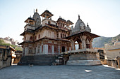 Der Jagat Shiromani Hindu Tempel, gewidmet Shiva, Krishna und Meera bhai, zwischen 1599 und 1608 gebaut, Amer, Rajasthan, Indien, Asien