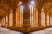 The cloister of Convento de San Esteban in Salamanca, Castile and Leon, Spain, Europe