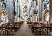 Die Kathedrale von Saint Etienne, Bourges, UNESCO Weltkulturerbe, Cher, Frankreich, Europa