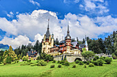 Romania, Prahova, Sinaia City, Peles Castle,.