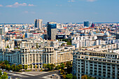 Romania, Bucharest City, down town from Parliamant Bldg.