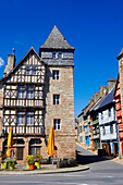 Treguier, Town Gate, Côtes d'Armor, Lannion District, Bretagne, Brittany. France.