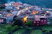 Castillo village. Little village in Esparabán Valey. Pinofranqueado. Las Hurdes. Cáceres province. Extremadura. Spain
