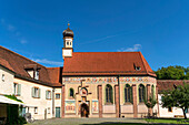 Palace Chapel of Blutenburg Castle in Munich Obermenzing, Bavaria, Germany.