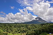 Vulcano Arenal near thermal area Tabacon, Costa Rica