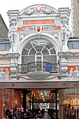 The Royal Arcade, Einkaufspassage, Bond Street, Mayfair, London, England