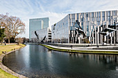 Büro- und Geschäftshaus, Architekt Daniel Libeskind, Kö-Bogen, Düsseldorf, Nordrhein-Westfalen, Deutschland