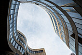 Office building, architect Daniel Libeskind, Kö-Bogen, Düsseldorf, North Rhine-Westphalia, Germany