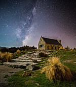 Kirche, Lake Tekapo, Canterbury, Südinsel, Neuseeland, Ozeanien