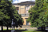 Trojanisches Pferd von Hans Wimmer, Skulpturenpark, Alte Pinakothek, München, Oberbayern, Bayern, Deutschland