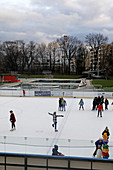 Prinze Ice skating rink at Prinzregentenbad, Prinzregentenstrasse, Bogenhausen, Munich, Upper Bavaria, Bavaria, Germany