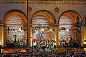 Klassik auf dem Odeonsplatz, Feldherrnhalle, München, Oberbayern, Bayern, Deutschland