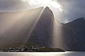 Sunrays, Mountains, Pure, Storm, Northern Land, Arctic, Summer, Lofoten, Norway