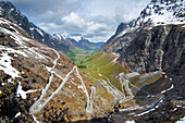 Spring, Valley, View, Trollstigen, Romsdal, Norway, Europe