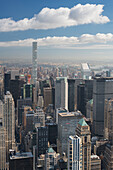 View from the Empire State Building towards the Upper Manhattan, Manhattan, New York City, New York, USA