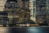 Manhatten von Brooklyn, East River, New York City, New York, USA