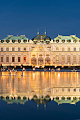 Belvedere Palace in Advent, 3rd district of Landstrasse, Vienna, Austria
