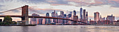 Brooklyn Bridge, East River, Manhatten, New York City, USA