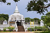 Lankarama Dagoba, Sacred City of Anuradhapura, North Central Province, Sri Lanka, Asia.