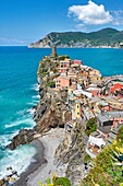 Vernazza, Riviera de Levanto, Cinque Terre, Liguria, Italy.