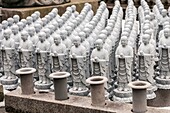 Jizo Bodhisattva statues, commemorating children who have died before their parents, Hase-dera, Kamakura, Japan.