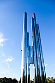 Carbon steel pipes in the Henri Dunantpark in Eindhoven, the Netherlands, Europe.