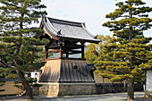 Japan, Kyoto, Myoshinji Temple, bell tower,.