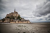 Mont St Michel world heritage in Normandy, France.