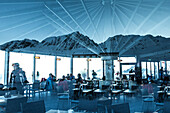Restaurant in den Bergen, Kaprun, Salzburg, Österreich