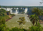 View of the Iguazu Falls, UNESCO World Heritage Site, Foz do Iguacu, State of Parana, Brazil, South America