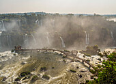 View of the Devil's Throat, part of Iguazu Falls, UNESCO World Heritage Site, Foz do Iguacu, State of Parana, Brazil, South America