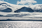 Huge glaciers on Tabarin Peninsula, Antarctica, Polar Regions