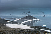 View over Half Moon Island, South Shetland Islands, Antarctica, Polar Regions