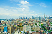 Manhattan skyline from SoHo to the Empire State Building, New York City, United States of America, North America