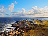 Elevated view of the Cabo Polonio, Rocha Department, Uruguay, South America