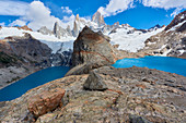 Lago de los Tres and Mount Fitz Roy, Patagonia, Argentina, South America