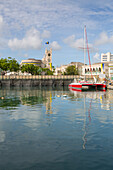 Parliament Building and Constitution River, Bridgetown, St. Michael, Barbados, West Indies, Caribbean, Central America