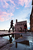 Europe, Italy, Umbria, Perugia district, Gubbio, Big square