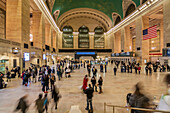 USA, New York State, New York City, Manhattan, Grand Central Station hall