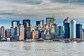 Downtown Manhattan across the Hudson River, New York, Manhattan, United States of America