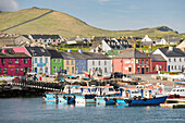 View of Portmagee, Iveragh Peninsula, Co, Kerry, Munster, Ireland, Europe