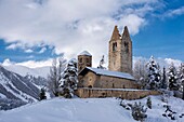 Church San Gian , Celerina, Switzerland