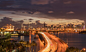 Bridge over water in Miami, Florida, United States