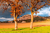 Europe, Italy, Umbria, Perugia district, Trevi at sunset