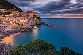 Manarola, Cinque Terre, Province of La Spezia, Liguria, Italy, Europe