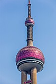 China, Shanghai, The Oriental Pearl Tower in Pudong