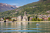 Italy, Lombardy, Lake Como, The Church of Santa Maria Del Tiglio and San Vincenzo in Gravedona