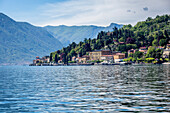 The town of Menaggio on the shores of Lake Como, Lombardy, Italy