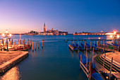 Riva degli Schiavoni, Venice, Veneto, Italy, St Mark's basin and the St George's church